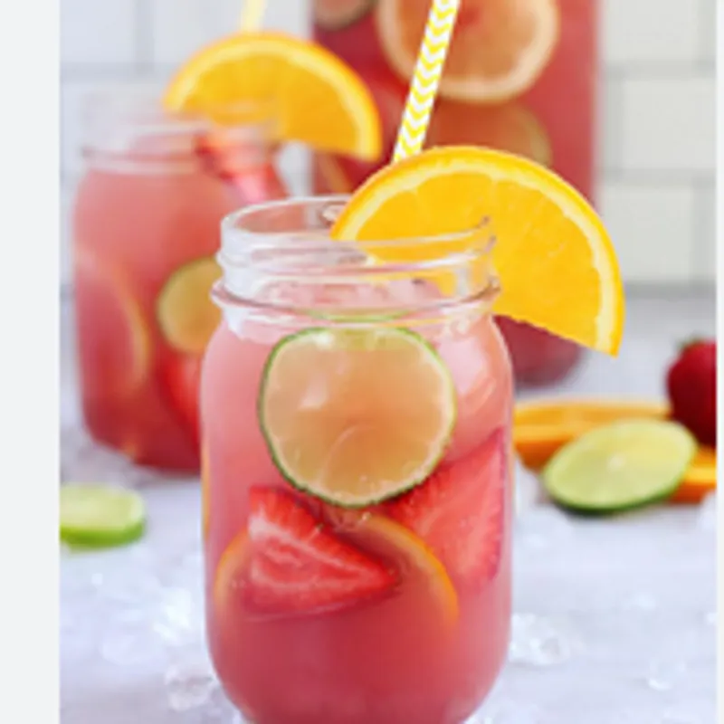 Citrus Paradise Punch with Lemon Ice image